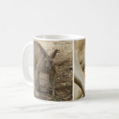 Mokkopende kangoeroe koffiemok (Voorkant links)