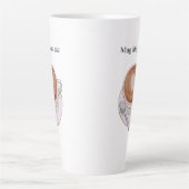 Mokleven koos mij Minimalistische Latte Mok (Voorkant)