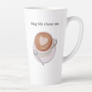 Mokleven koos mij Minimalistische Latte Mok