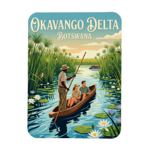 Mokoro Delta Reis Botswana Magneet