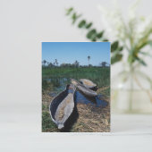 Mokoro's Okavango Delta in Botswana Briefkaart (Staand voorkant)
