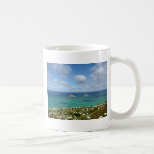 Moks voor de kust van Lanikai Koffiemok (Rechts)