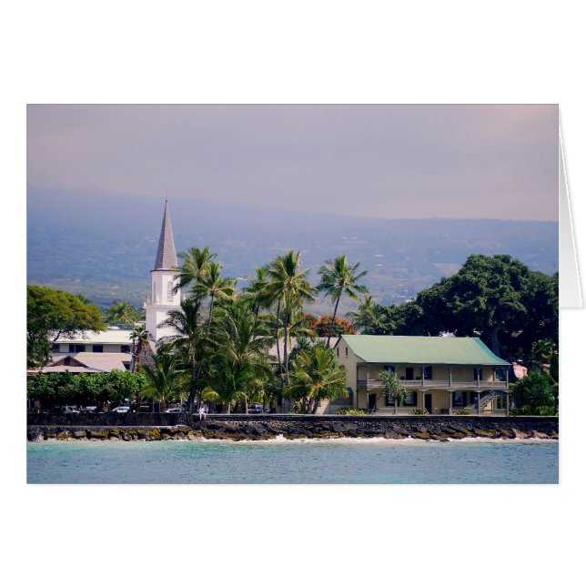 Mokuaikaua Church, Hulihee Palace, Kailua-Kona, (Voorkant Horizontaal)
