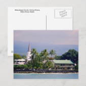 Mokuaikaua Church, Hulihee Palace, Kailua-Kona, Briefkaart (Voorkant / Achterkant)
