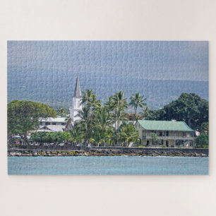 Mokuaikaua kerk, Hulihee paleis, Kailua-Kona, HI Legpuzzel