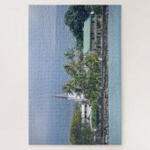 Mokuaikaua kerk, Hulihee paleis, Kailua-Kona, HI Legpuzzel (Verticaal)