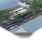 Mokuaikaua kerk, Hulihee paleis, Kailua-Kona, HI Poster (Hoek)