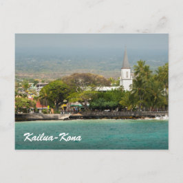 Mokuaikaua kerk op het grote eiland Kailua Kona Briefkaart