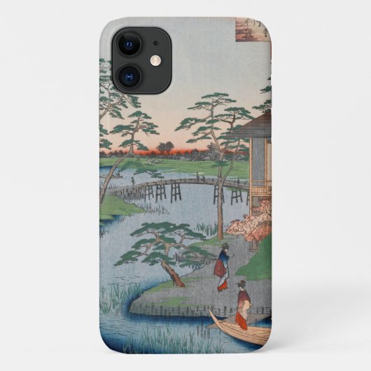 Mokuboji Temple Ukiyo-e Japanse kunst Case-Mate iPhone Case (Achterkant)