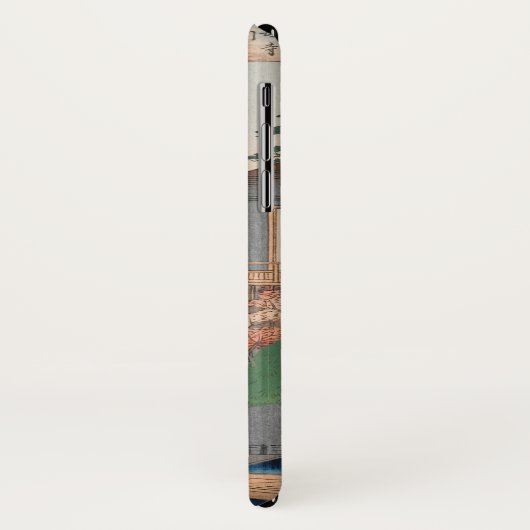 Mokuboji Temple  Ukiyo-e Japanse kunst Case-Mate iPhone Case (Achterkant/links)