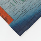 Mokuboji Temple Ukiyo-e Japanse kunst Fleece Deken (Hoek)