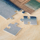 Mokuboji Temple Ukiyo-e Japanse kunst Legpuzzel (Zijkant)