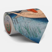 Mokuboji Temple  Ukiyo-e Japanse kunst Stropdas (Opgerold)