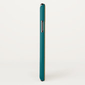 Mokuleia Hawaiaans namaak houten monogram surfplan Case-Mate iPhone Case (Achterkant / rechts)