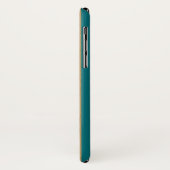 Mokuleia Hawaiaans namaak houten monogram surfplan Case-Mate iPhone Case (Achterkant/links)