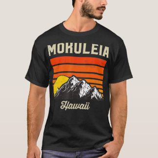 Mokuleia Hawaii Retro Hawaiian Island T-shirt