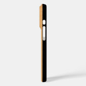 Mokuleia Hawaiian Faux Wood Monogram Surfboard Case-Mate iPhone Case (Achterkant / Links)