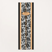 Mokuleia Hawaiian Hibiscus Monogram Surfboard Yogamat (Voorkant)