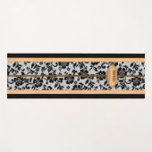 Mokuleia Hawaiian Hibiscus Monogram Surfboard Yogamat (Voorkant (horizontaal))