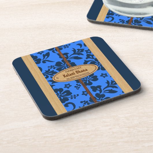 Mokuleia Surfboard  Tiki Bar Onderzetters (Linkerzijde)