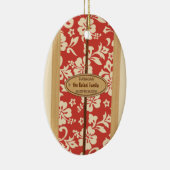 Mokuleia  Vintage Surfboard Ornament (Rechts)