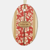 Mokuleia  Vintage Surfboard Ornament (Links)