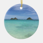  Mokulua Eilanden, Kailua Oahu Ceramic Ornament (Voorkant)