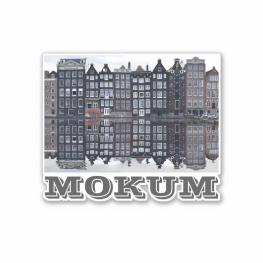 Mokum (Amsterdam) Sticker (Voorkant)
