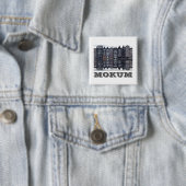 Mokum (Amsterdam) Vierkante Button 5,1 Cm (In situ)