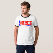 Mokumskins blauw rood t-shirt (Voorkant volledig)