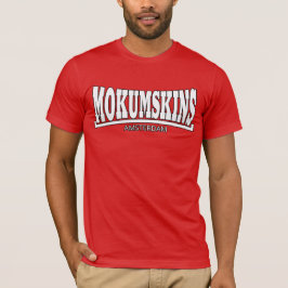 Mokumskins red white t-shirt
