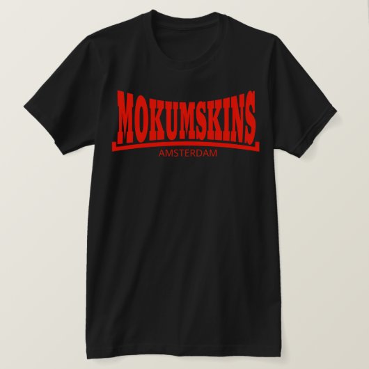 Mokumskins rood t-shirt (Design voorkant)