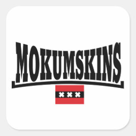 Mokumskinsstickers Vierkante Sticker