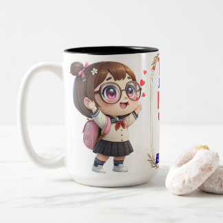 Mokwikkeling voor beste vriend ooit.  tweekleurige koffiemok