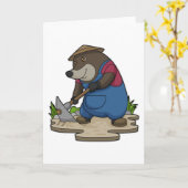 Mol als boer kaart (Gele Bloem)