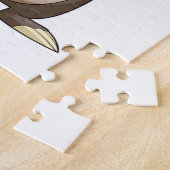 Mol als bruidegom met das legpuzzel (Zijkant)