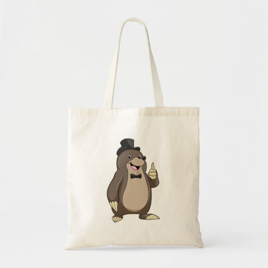 Mol als bruidegom met stropdas tote bag (Voorkant)