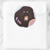 Mol Classic ronde Sticker, glanzend Ronde Sticker (Tas)