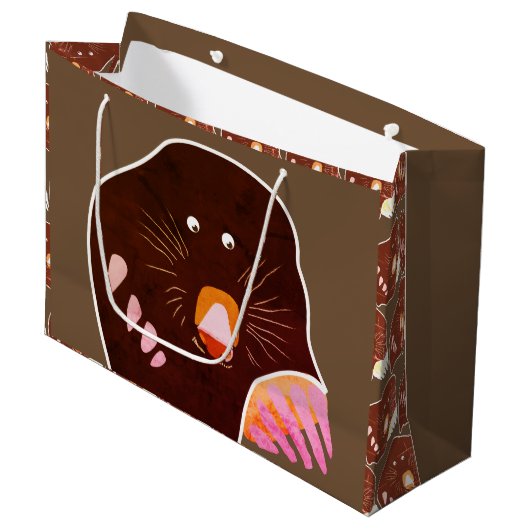 Mol Custom Gift Bag Groot Cadeauzakje (Voorkant Gekanteld)