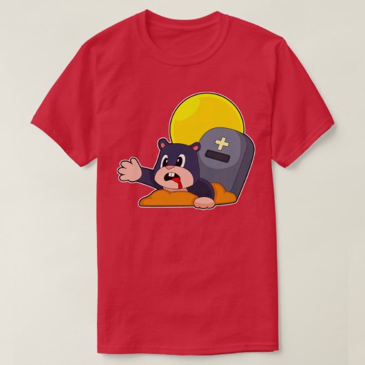 Mol Halloween Grave T-shirt (Design voorkant)