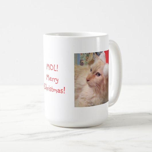 MOL! kerstkat-Mok Koffiemok (Voorkant rechts)