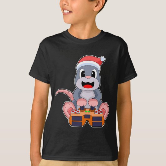 Mol Kerstmis Gamer T-shirt (Voorkant)