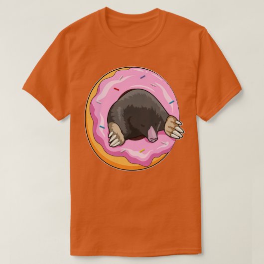Mol met Donut 1 T-shirt (Design voorkant)