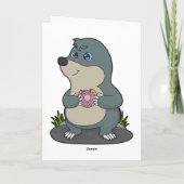 Mol met Donut Kaart (Achterkant)