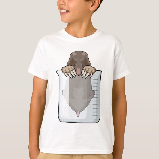 Mol met maatbeker t-shirt (Voorkant)