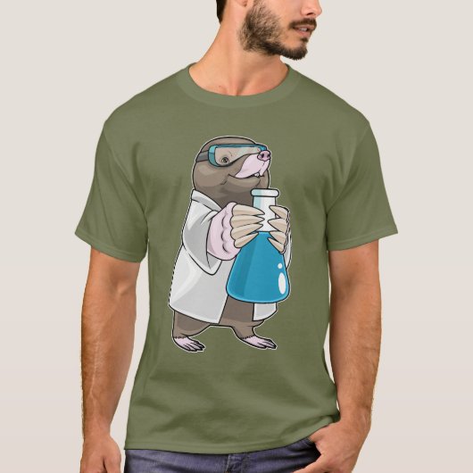 Mol Scientist reageerbuis T-shirt (Voorkant)