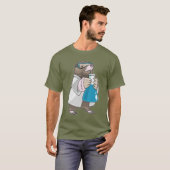 Mol Scientist reageerbuis T-shirt (Voorkant volledig)