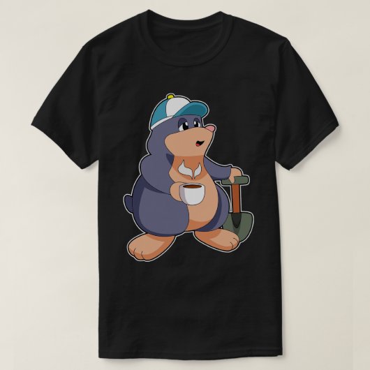 mol shovel koffie t-shirt (Design voorkant)