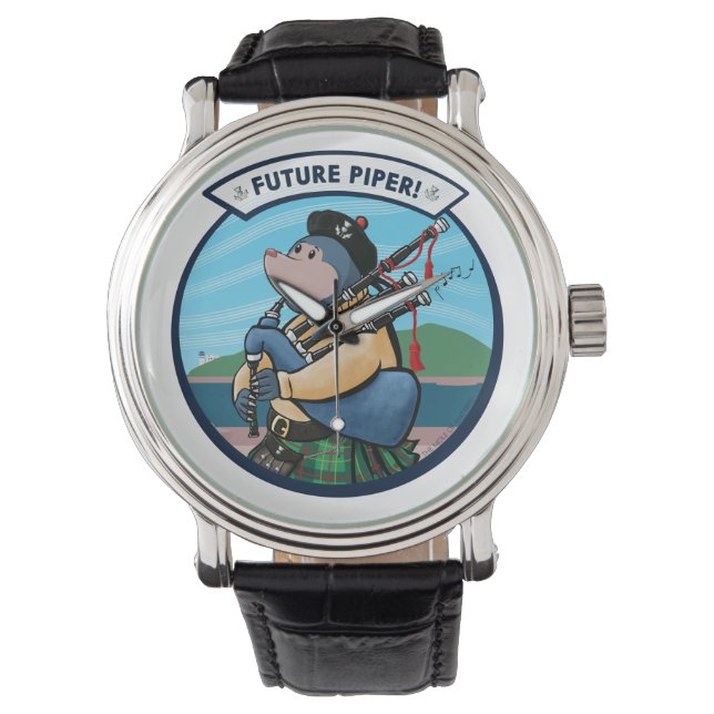 Mol van Kintyre Toekomst Piper Horloge (Voorkant)