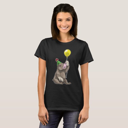 Mol Verjaardagsballon T-shirt (Voorkant volledig)